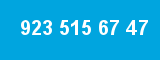 923 515 67 47 923 515 67 47